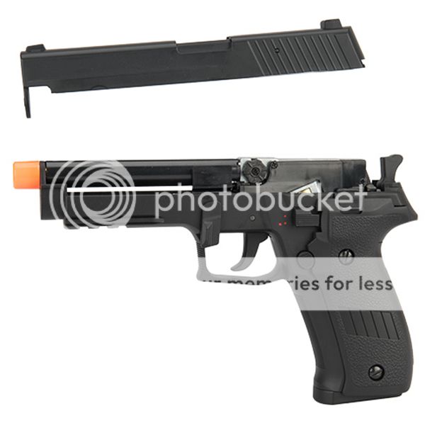 LANCER TACTICAL AIRSOFT FULL AUTO ELECTRIC METAL AIRSOFT PISTOL AEG Gun